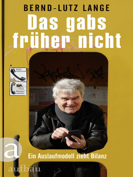 Title details for Das gabs früher nicht by Bernd-Lutz Lange - Wait list